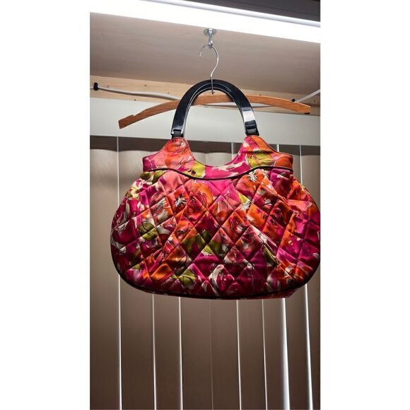 VERA BRADLEY MILLIE VINATGE ROSE HANDBAG - Picture 1 of 12
